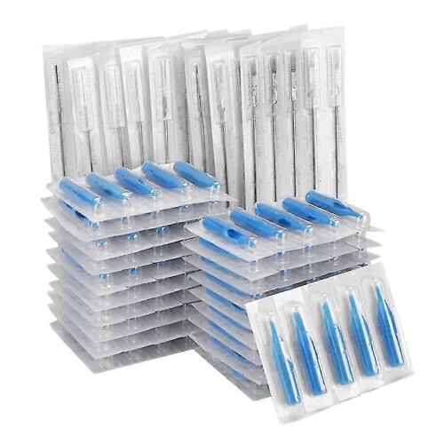 200 Pieces Pre-sterilized Individually Packed Tattoo Needles Nozzle Tips Set 1