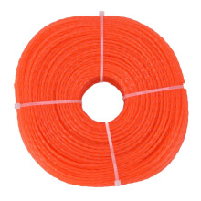 2,4 mm 120 m trimmerdraad, nylon draad, trimmerdraad, grasmaaieraccessoires voor Husqvarna, oranje