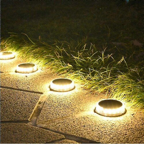 Solar Outdoor Ground Light-HP2101 underground light round warm light 1