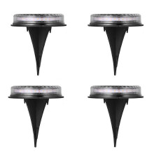 Luce solare da terra per esterni - HP2101 luce sotterranea rotonda luce calda