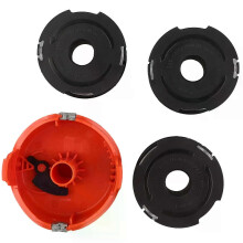3 stuks trimmerspoel + 1 afdekkap voor Black & Decker GL 315 350 650 337SB 546SC 650SBC 651SB
