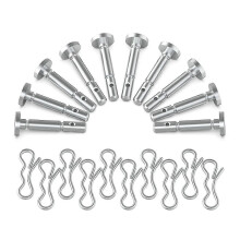 10er-Set Schneefräsen-Scherstifte 738-04155 und Splinte 714-04040, passend für , , , -Man 900-Serie