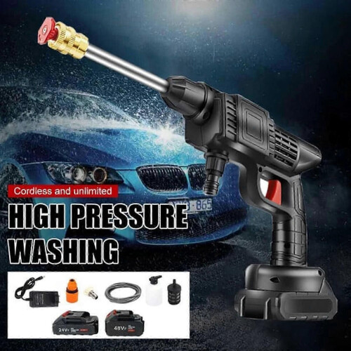 Cordless Pressure Washer Power Washer with Battery & Charger 2