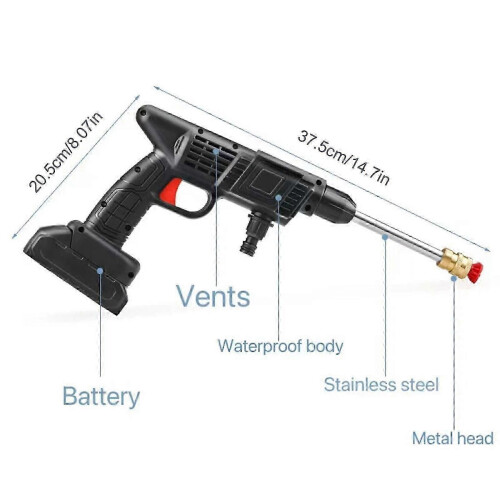 Cordless Pressure Washer Power Washer with Battery & Charger 1