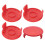 Type A TLE-03-1 4Pcs Replacement Spool Cap for Einhell GE-CT 18/28 Li/GE-CT 18/28 Li TC Lawn 1