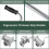 Weed Eater Handle - Ergonomic String Trimmer Grip with Bracket Clamp, Aluminum Lawn Care Attachment 2