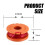 Trimmer Spool Line for Worx WA0010,Edger Spool fits for Worx Trimmer spools Weed Eater String,Weed Wacker 5