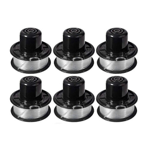 A6226 Spool for Black & Decker Trimmers GL250/GL310/GL360, 6-Pack