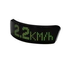 Schermo di visualizzazione a LED a colori per casco, display a LED per casco da moto, controllo tramite