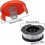Black+decker A6481 Spool + 6 Pack Line Compatible With Reflex Strimmer-YuJia 4