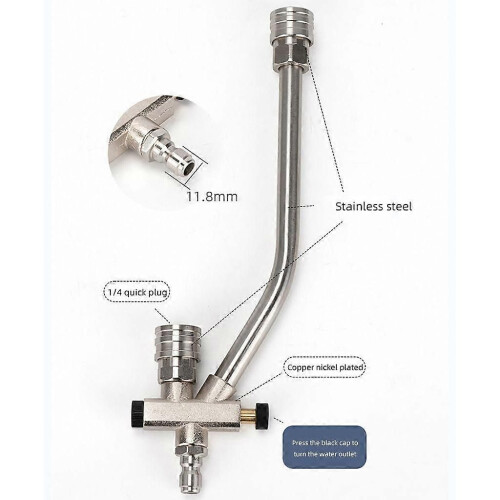 Foam Cannons Double Connector Accessories Pressure Washer Double Tip Attachment 2