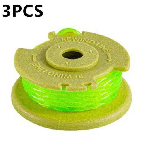 3pcs For Ryobi Lawn Trimmer Replacement Wire Reels Replacement Ac80rl3 Spools Dcqw