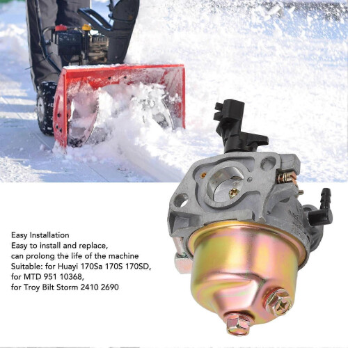 Carburetor Replacement Kit for Snow Thrower, Compatible with MTD and Troy-Bilt 2