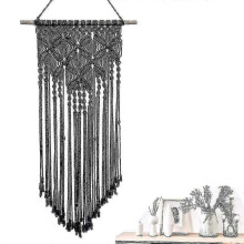 Arazzo da parete intrecciato, arazzo in cotone bohémien, elegante decorazione per la casa