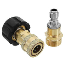 Hochdruckreiniger Schaum Waschmaschine M22 Gewinde Düse Quick Connect Anschlusskopf bs