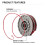 3Pcs Line Spools for Flymo Lawn Mower Replacement Wire Reels,FLY021/513937190 3
