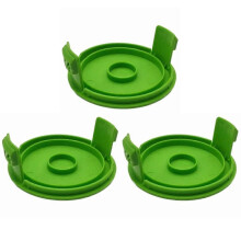 3-teilige Kunststoff-Spulenkappe für Greenworks 21272/21212 Rasenmäher-Ersatzteil, 3410468