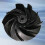 Plastic 9 Blade Blower Impeller Electric Blower Impeller Fan Assembly Tool 2