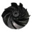 Plastic 9 Blade Blower Impeller Electric Blower Impeller Fan Assembly Tool 1