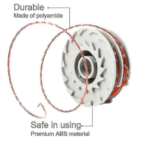 4-Pack String Trimmer Spool Line for Flymo Cordless Trimmers - Fly021 Compatible 2