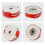 4-Pack String Trimmer Spool Line for Flymo Cordless Trimmers - Fly021 Compatible 4