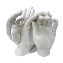 Family Hands Plaster Casting Kit 1.1kg Alginate 4kg High Grade Plaste