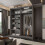 Modern Bedroom Sliding Wardrobe With Mirror Doors & Storage 150cm Grey 3