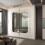 Modern Bedroom Sliding Wardrobe With Mirror Doors & Storage 203cm White-White 1