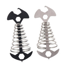 Stainless Steel Tent Stakes 2-Pack Portable Tent Anchors for Camping Wind-Resistant Ground Anchors for Hard Soil Outdoor Activities