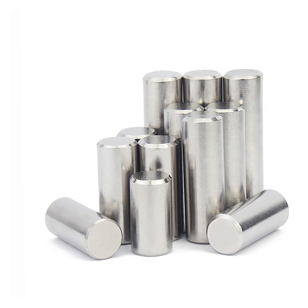 M1 M1.5 M2 M2.5 M3 M4 M5 M6 M8 M10 Cylindrical Positioning 304 Stainless Steel Solid Shaft Full Rod Gb119 Length 4-100Mm 12Mm Size M1.5 50Pcs 6447073137327