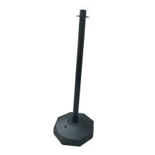 85cm Traffic Cone Barrier Post - Water-Filled Parking Cone with Black Warning Sign for Garage and Outdoor Use