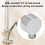 Hochwertiger Messing-Duschanschluss G1/2 mit Chrom-Finish 4