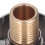 Hochwertiger Messing-Duschanschluss G1/2 mit Chrom-Finish 9