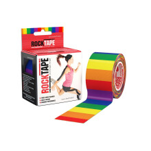 Rocktape Kinesiology Tape Atletické lepidlo se vzorem Roll - Rainbow