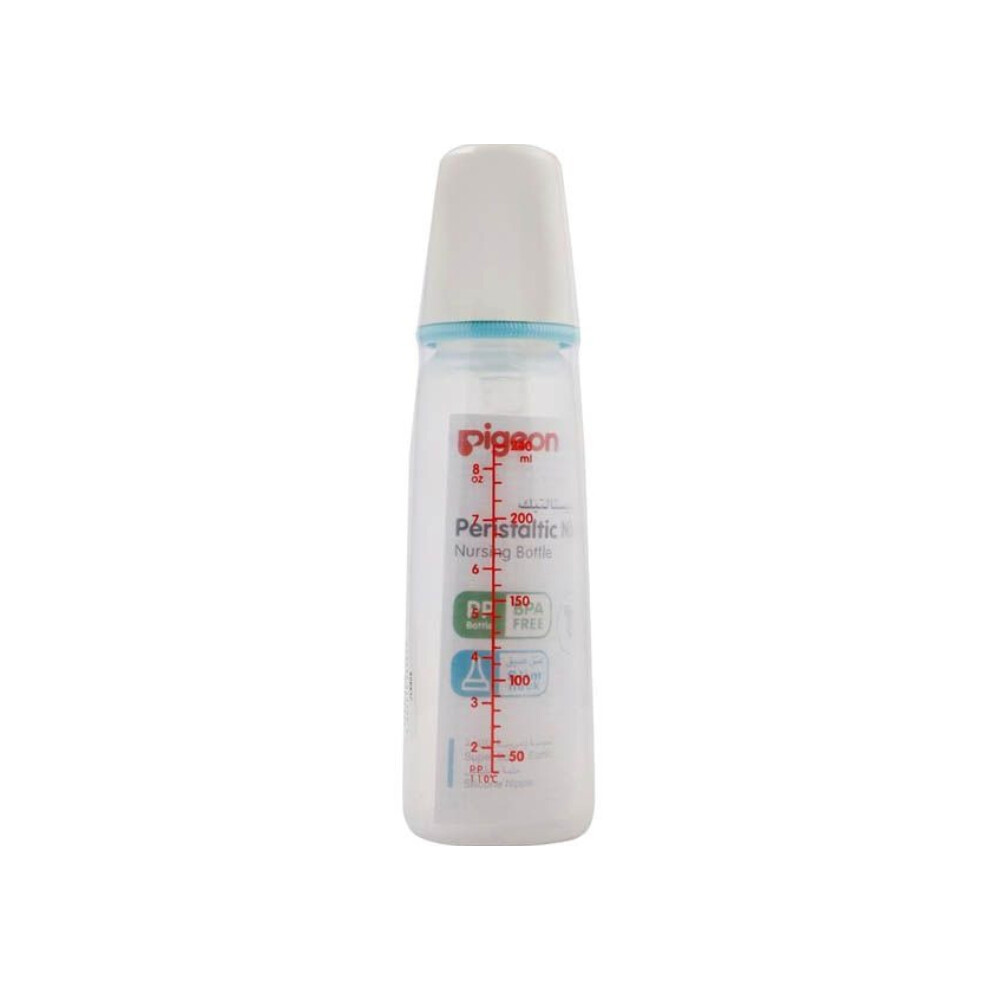 Pigeon KPP Standard Neck Nursing Bottle, 3-4 months & above| Durable Materia |lightweight, Medium Capacity -  240ml