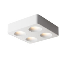 LED Ceiling Mount Downlight Accent Lamp, Adjustable Aluminum Recessed Spotlights for Living Room, Bedroom, Kitchen, Gallery