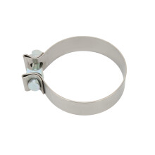 Universeller 4-in-Auspuffklemmen Rostfreier Dichtungsring Hochhartmuffen-Klemme