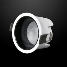 LED Recessed Ceiling Lights 4000K Adjustable Spotlights Mini Downlights for Living Room Bedroom Hallway Black 9W