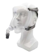 (Without 1.8m pipe) Full Face Mask Respiratory Mask Auto Anti Snoring Sleep Apnea Mask - HF