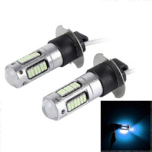 (Ice Blue Light) 2 PCS H3 10W 30 SMD-4014 LEDs Car Fog Light, DC 12V - KM
