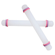 2 Stück Plastik-Rollholz Antihaft, langlebiges und robustes Küchenutensil, 234g