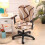 (Style 6) Computer Office Chair Universal Washable Rotating Chair Slipcovers - JA 1