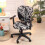 (style 3) Computer Office Chair Universal Washable Rotating Chair Slipcovers - JA 1