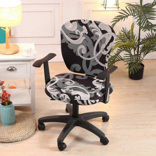 (style 3) Computer Office Chair Universal Washable Rotating Chair Slipcovers - JA
