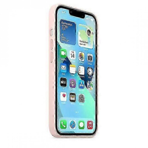 (Chalk Pink) Silicone Case With Magsafe For Iphone 13 Mini Phone Case - KM 2