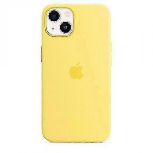 (Lemon Zest) Silicone Case With Magsafe For Iphone 13 Mini Phone Case - KM