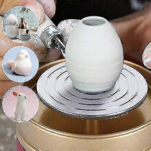 (EU Plug) Professional Mini Pottery Wheel For School Ceramic Teaching Pottery Bar Diy Shop Home Use Gift For -JA
