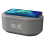 i-box Dawn Bedside Alarm Clock With Wireless Charging - Grey 1