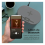 i-box Dawn Bedside Alarm Clock With Wireless Charging - Grey 4