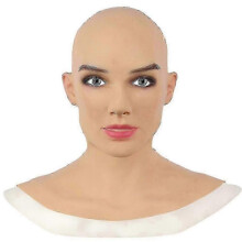 Adult's Realistic Female Cosplay Mask Latex Full Face - DSW